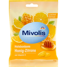 Mivolis цукерки Honig Zitrone з вітаміном C 75гр