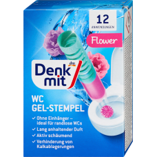 Denkmit WC Reiniger штампований гель Flower 1шт, 75мл