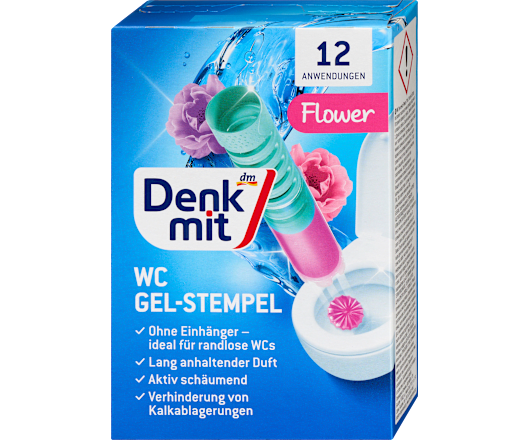 Denkmit WC Reiniger штампований гель Flower 1шт, 75мл