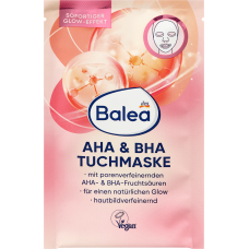 Balea маска для обличчя тканинна Tuchmaske AHA & BHA  1шт