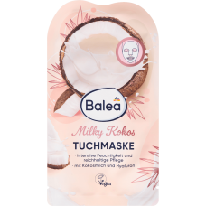 Balea маска для обличчя тканинна Tuchmaske Milky Kokos 1шт