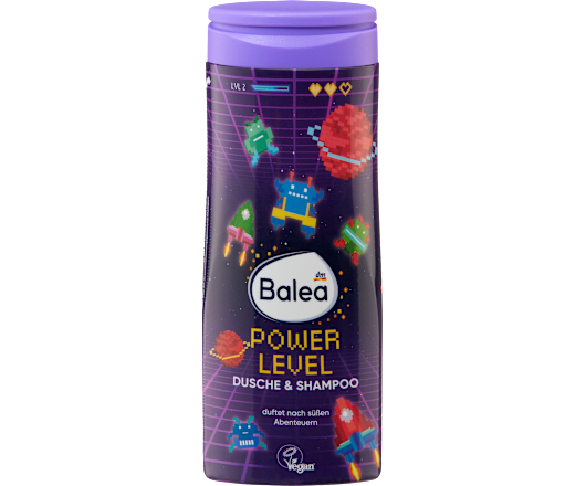 Balea дитячий гель для душу 2в1 Power Level, 300мл (16)